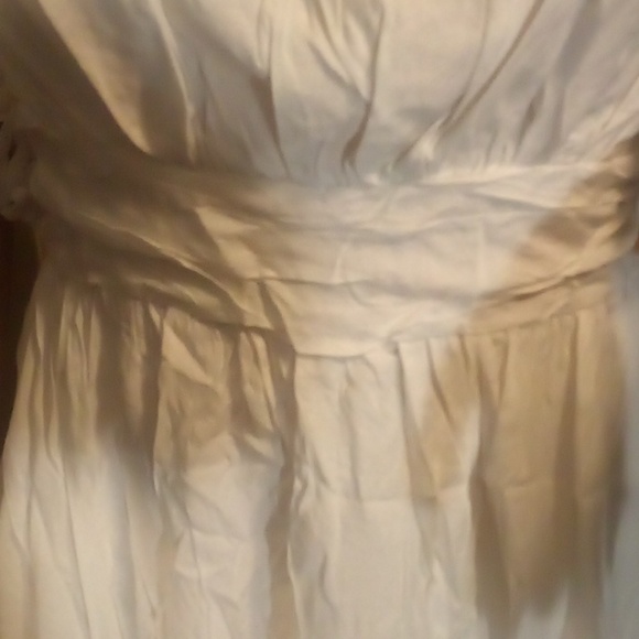 NWT - Summer Tie Back Lace Sleeves Ruffle A-Line Casual Layer Hem Mini Dress - Picture 7 of 14